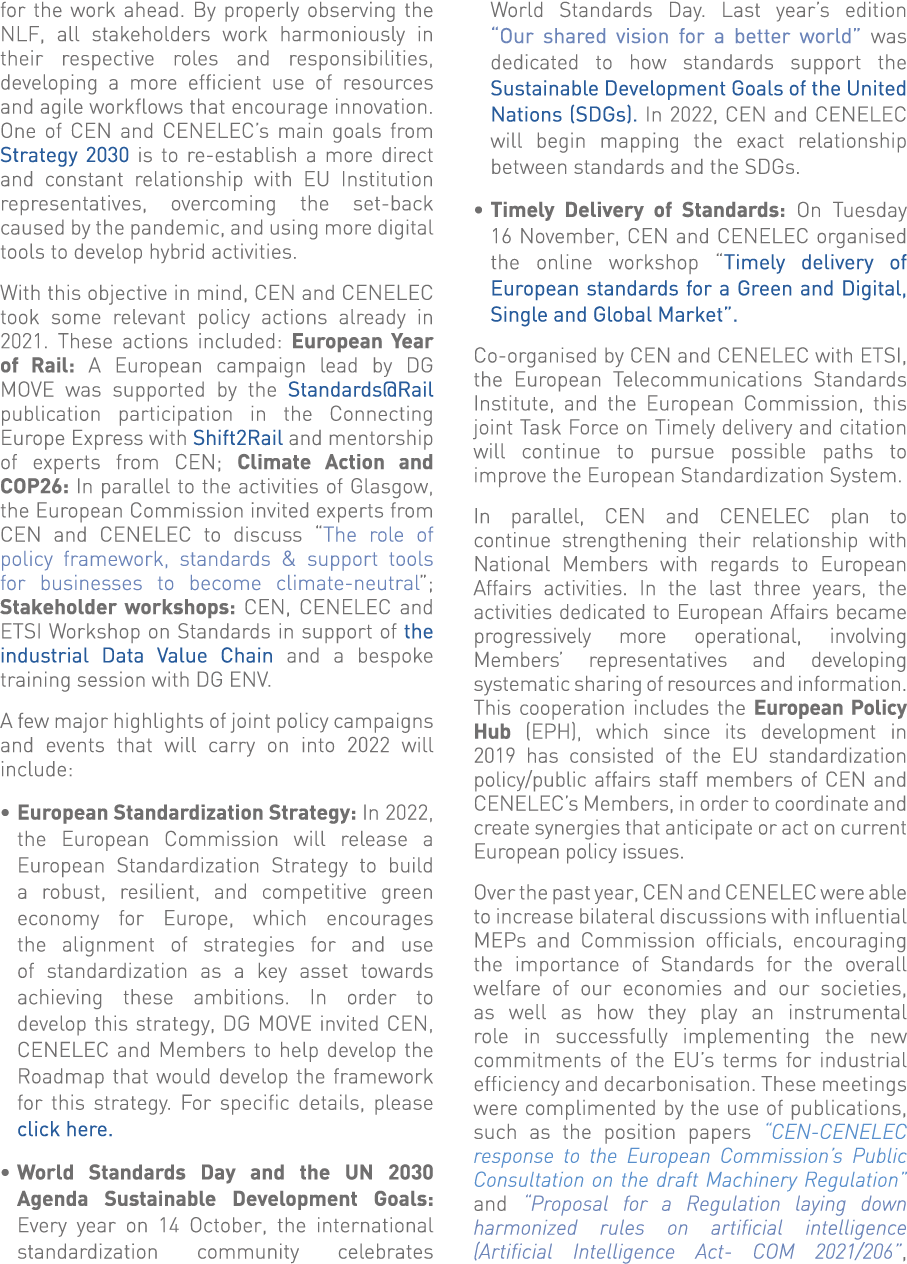 for the work ahead  By properly observing the NLF, all stakeholders work harmoniously in their respective roles and r   