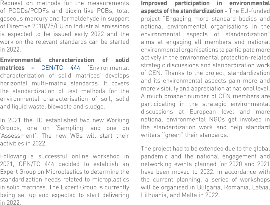 Request on methods for the measurements of PCDDs PCDFs and dioxin-like PCBs, total gaseous mercury and formaldehyde i   