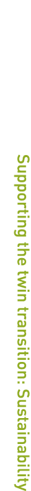 Supporting the twin transition: Sustainability