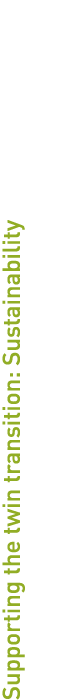 Supporting the twin transition: Sustainability
