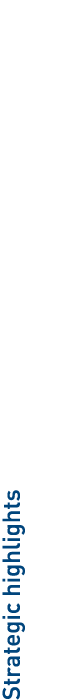 Strategic highlights