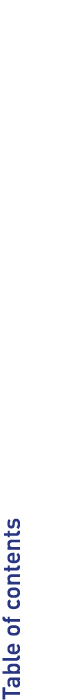 Table of contents