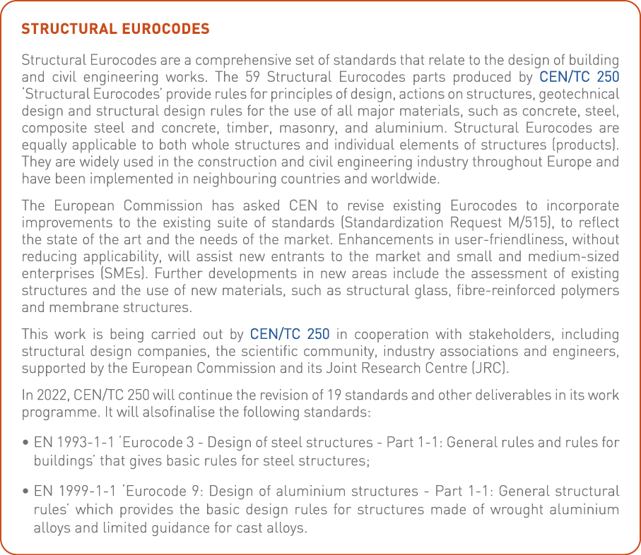 Structural Eurocodes Structural Eurocodes are a comprehensive set of standards that relate to the design of building    