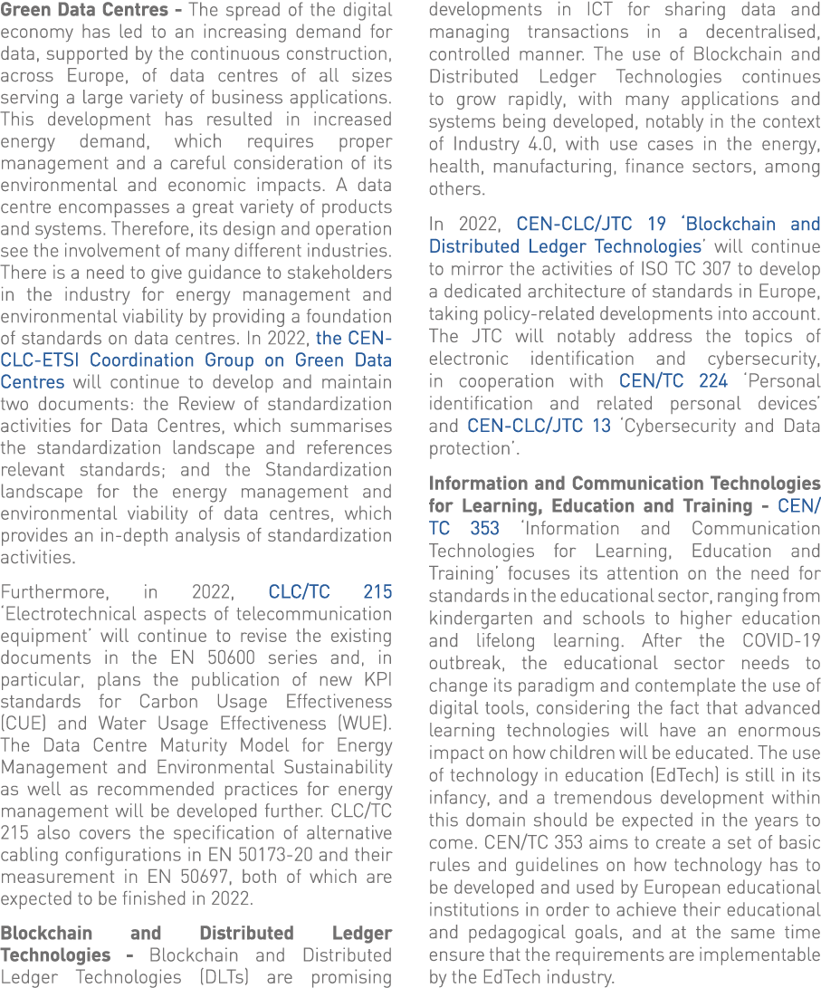 Green Data Centres - The spread of the digital economy has led to an increasing demand for data, supported by the con   